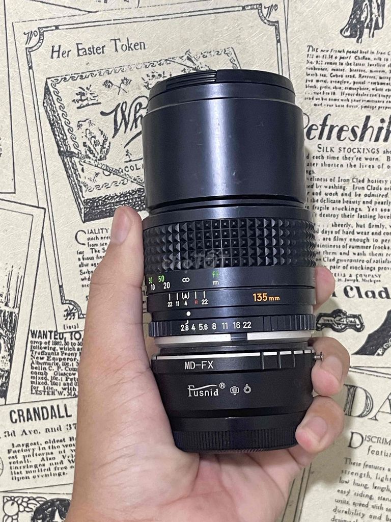 Ống kính Minolta 135 f2.8 Đen. Mua bán Máy ảnh, Máy quay tại Quận Ninh Kiều Cần Thơ được đăng bởi Thanh hình 1