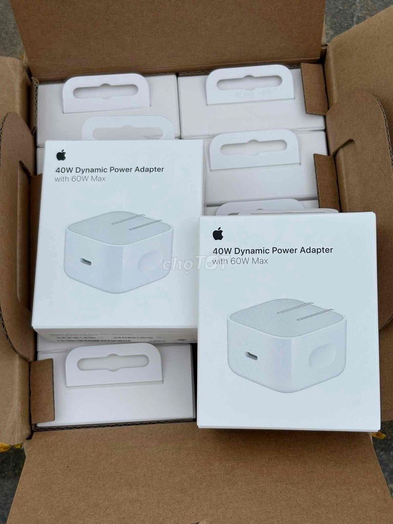 Củ sạc Apple 40W cho công suất tối đa 60W New 100%. Mua bán Phụ kiện (Màn hình, Chuột...) tại Quận 5 Tp Hồ Chí Minh được đăng bởi BVTMOBILE HỆ THỐNG BÁN LẺ UY TÍN hình 1