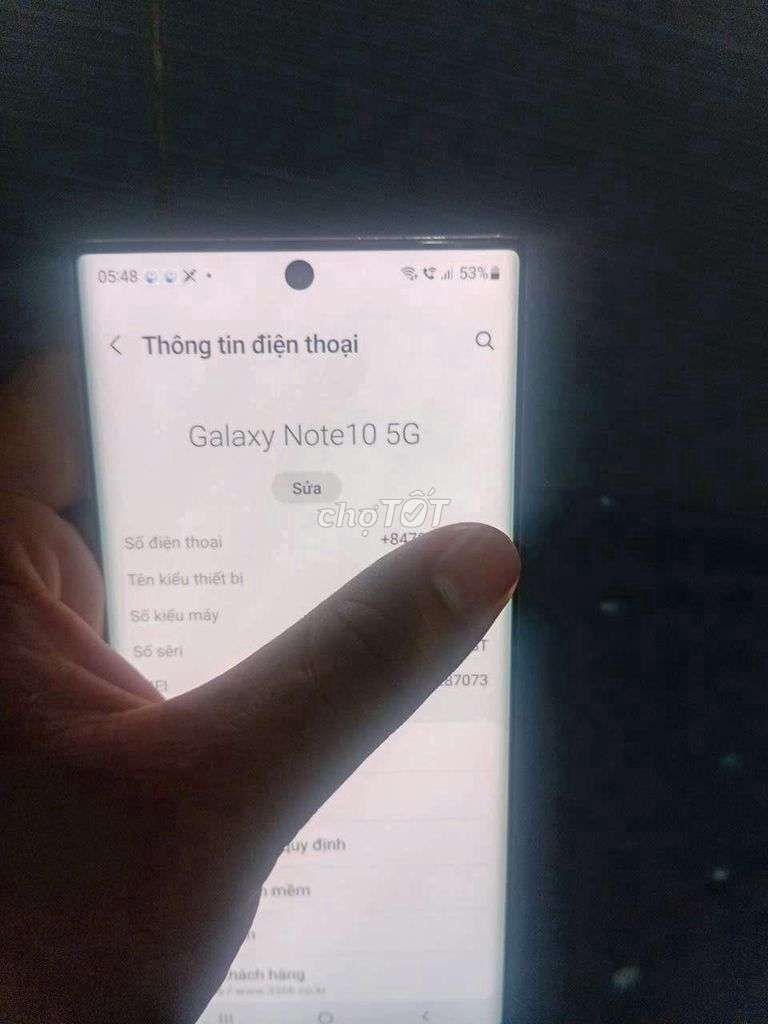 Samsung Note 10 5G Trắng. Mua bán Điện thoại tại Thành phố Sa Đéc Đồng Tháp được đăng bởi minh  hình 1