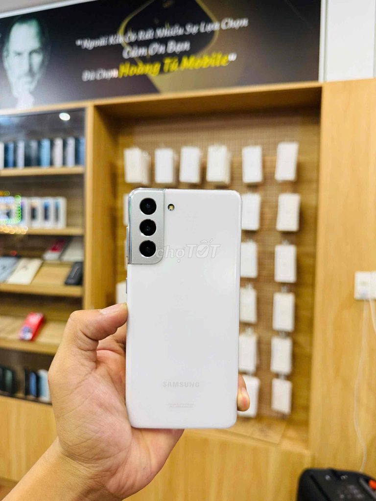 Samsung S21 5G 128GB Trắng. Mua bán Điện thoại tại Quận Liên Chiểu Đà Nẵng được đăng bởi Hoàng Tú Mobile hình 1