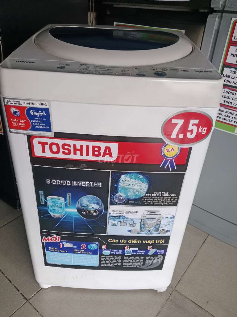 Máy giặt Toshiba giặt vắt êm