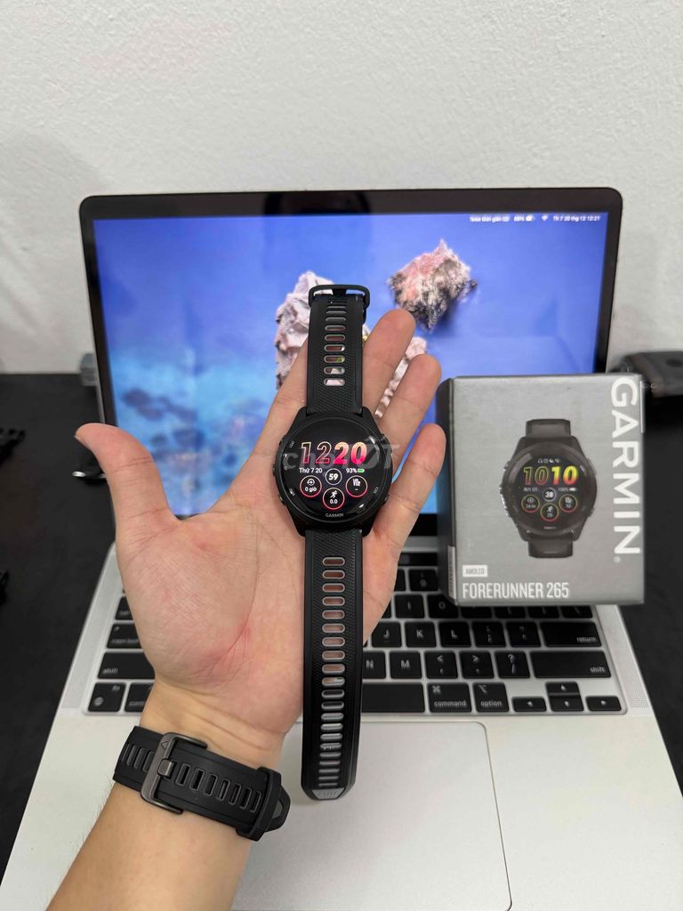 Garmin Forerunner265 Music Full Box. Mua bán Thiết bị đeo thông minh tại Quận Thanh Xuân Hà Nội được đăng bởi Mạnh Garmin hình 1