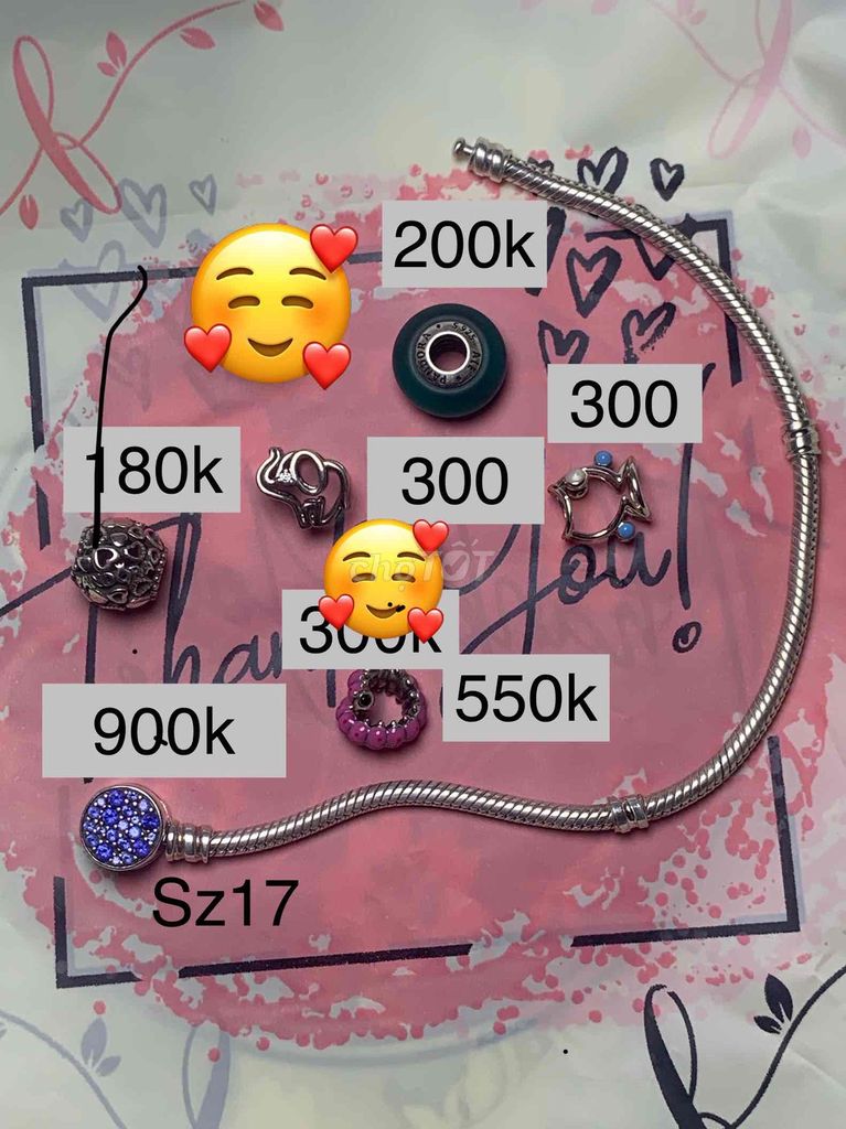 Vòng tay Bạc size 17. Mua bán Phụ kiện thời trang khác tại Quận 6 Tp Hồ Chí Minh được đăng bởi Do Thi phuong hang hình 1
