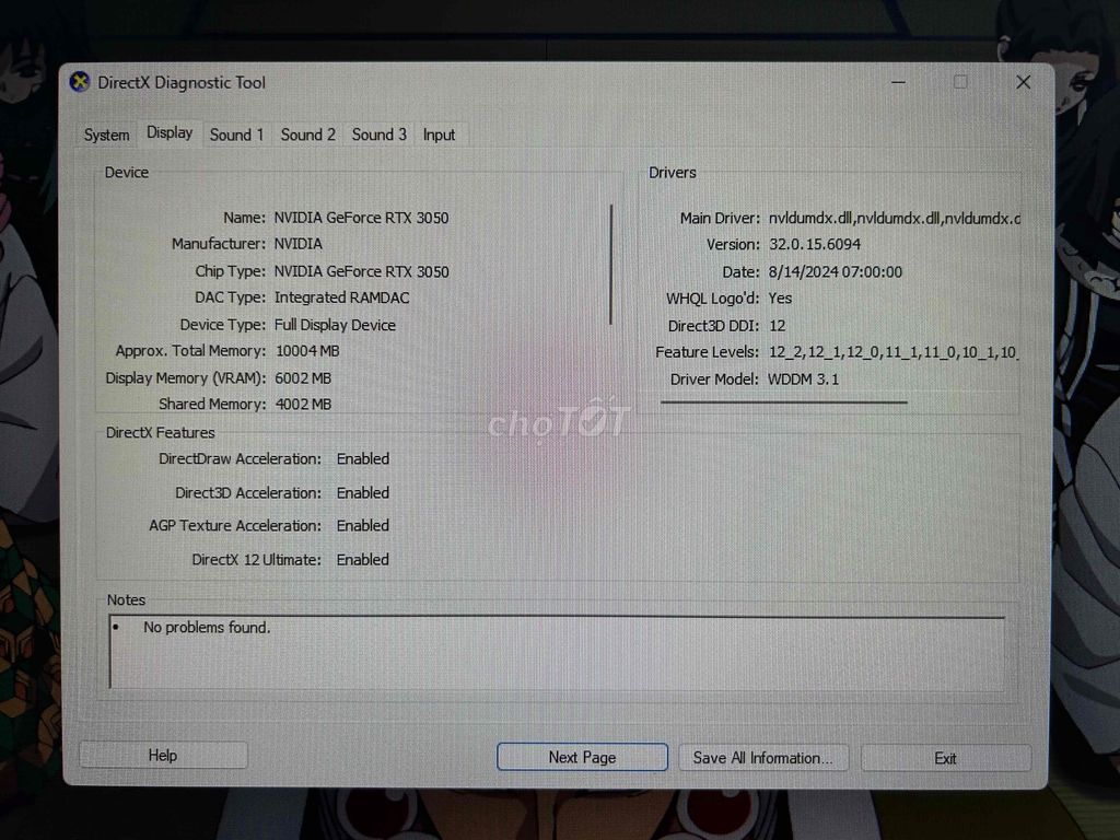 Full bộ máy tính bàn gaming RTX 3050 8GB/512GB