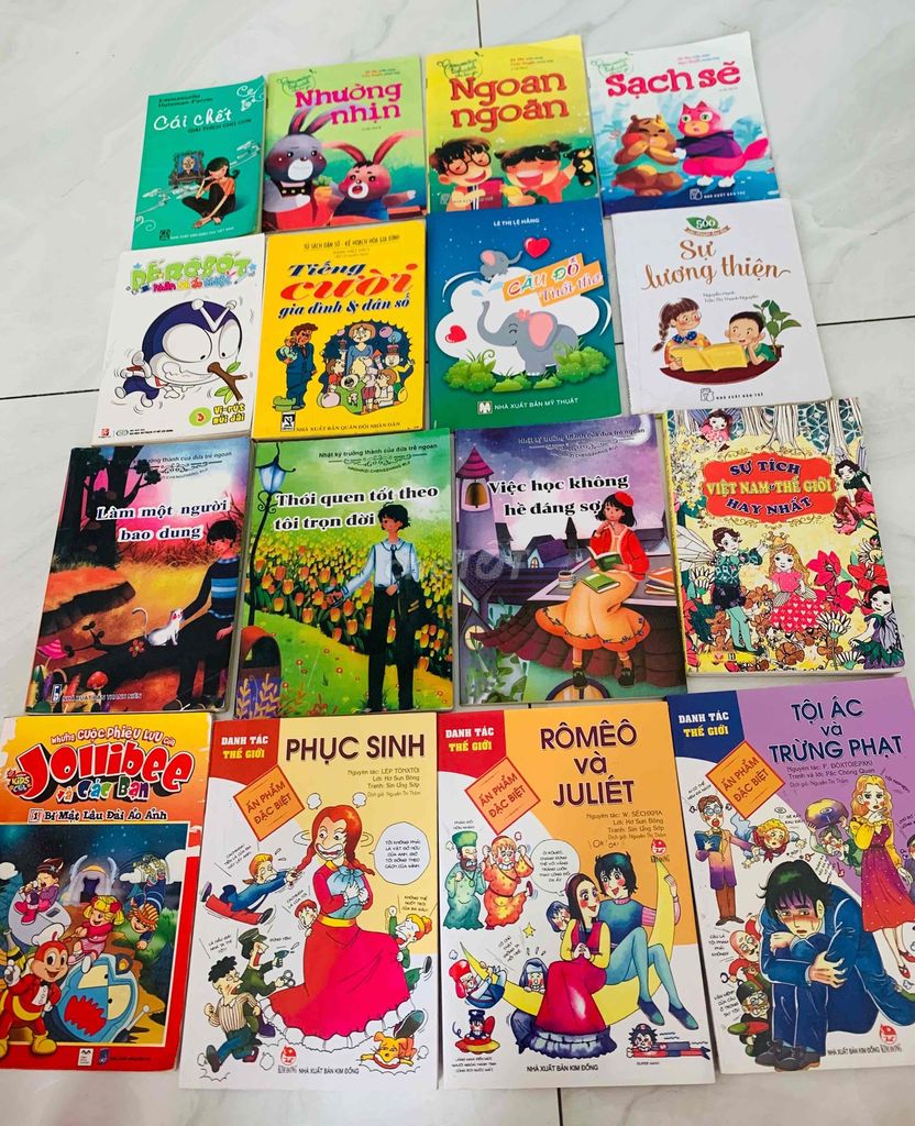 Tuyển tập 16 sách truyện Giáo dục Thiếu nhi. Mua bán Sách tại Thành phố Biên Hòa Đồng Nai được đăng bởi Lương Hằng hình 1