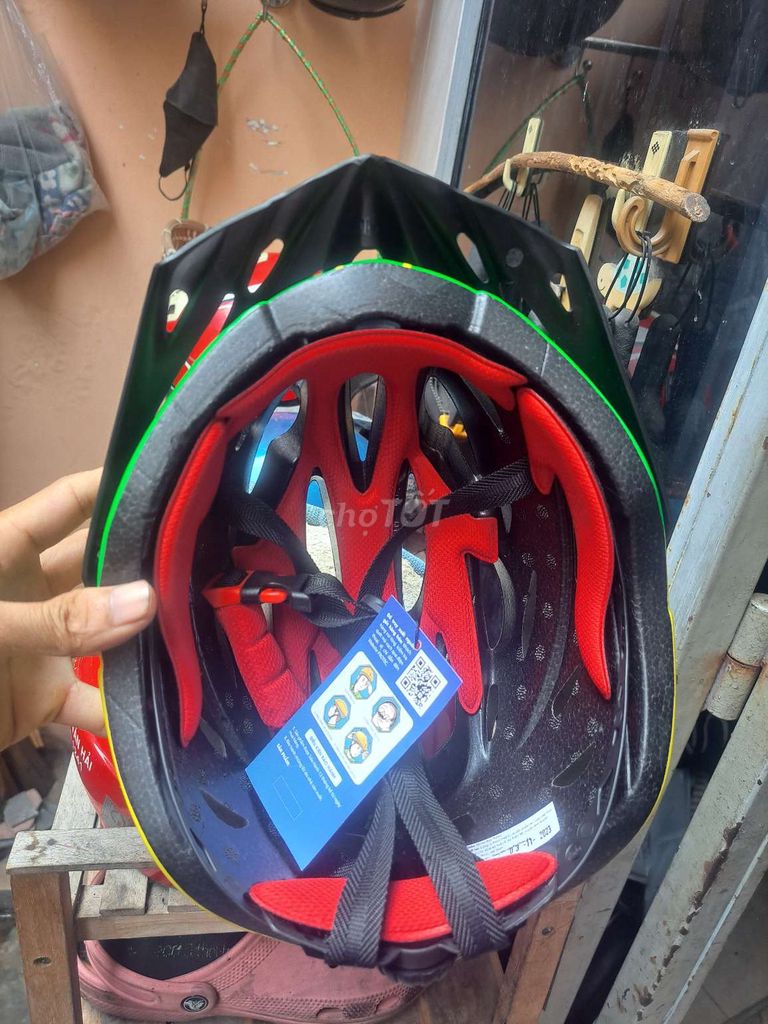nón bảo hiểm xe đạp protec size L mới
