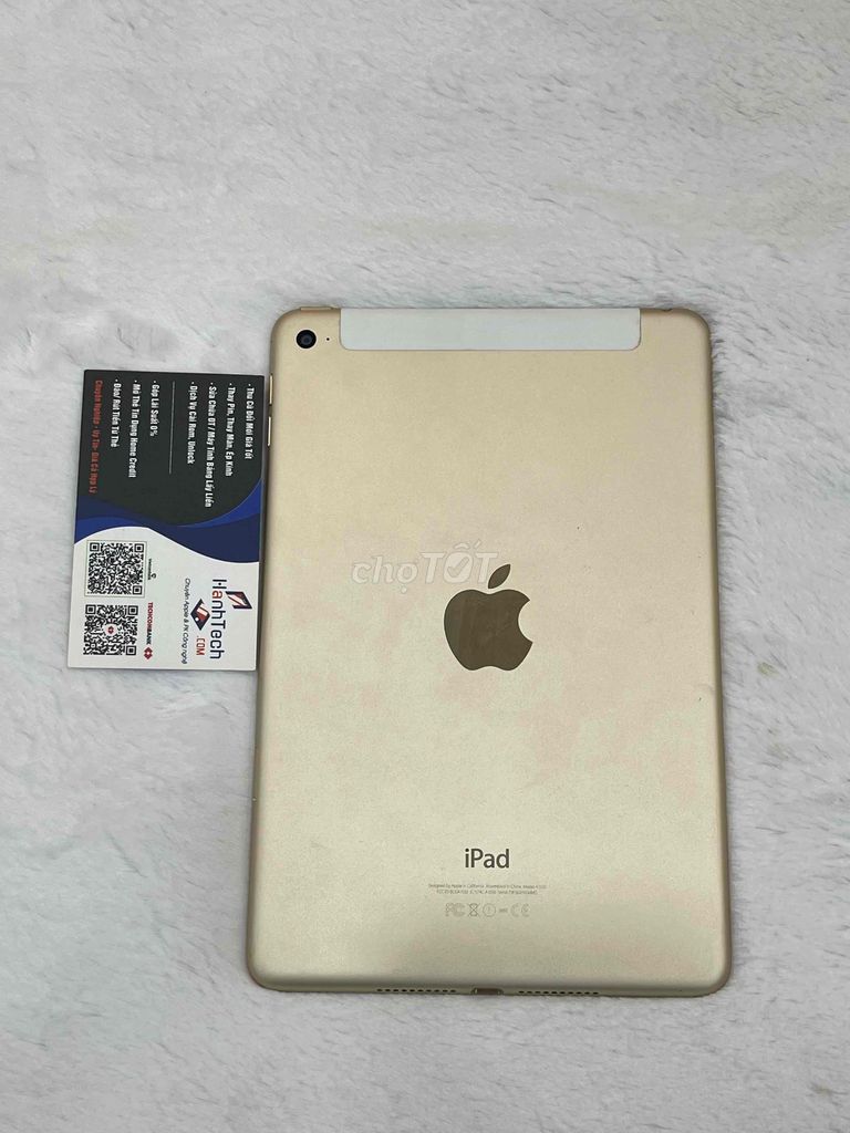 iPad Mini 4 128GB 4G (LTE) Gold 99% Đẹp xài tốt. Mua bán Máy tính bảng tại Quận 3 Tp Hồ Chí Minh được đăng bởi Hạnh Tech hình 1
