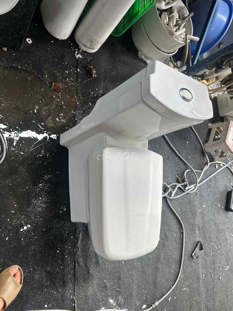 Bồn cầu 1 khối Caesar CD1347 Trắng. Mua bán Thiết bị vệ sinh, nhà tắm tại Thành phố Thủ Đức Tp Hồ Chí Minh được đăng bởi trịnh kiên hình 1