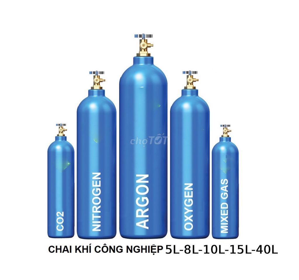 Bình công nghiệp Argon, O2, CO2, Nitor, c2h2. Dịch vụ nhà cửa khác tại Quận Gò Vấp Tp Hồ Chí Minh được đăng bởi Đổi Nạp Cho Thuê Khí Oxi CO2 Ar hình 1