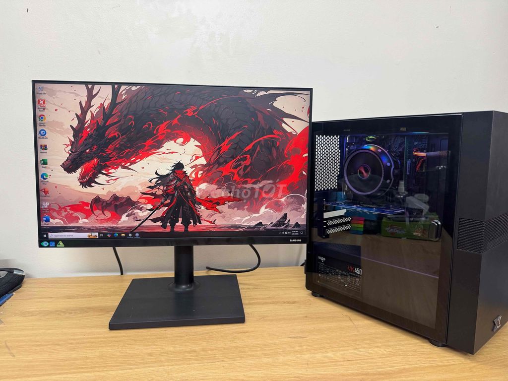 PC i5 8400 Ram16Gb SSD 256Gb Card GT730 2gb 24Inch. Mua bán Máy tính để bàn tại Quận Gò Vấp Tp Hồ Chí Minh được đăng bởi Lappy Store hình 1