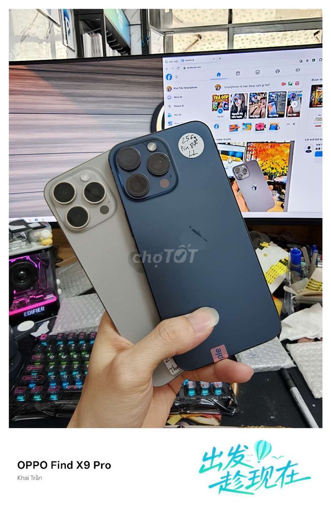 Apple iPhone 15 Pro Max 256GB Mỹ. Mua bán Điện thoại tại Thành phố Nha Trang Khánh Hòa được đăng bởi khaitransmartphone hình 1