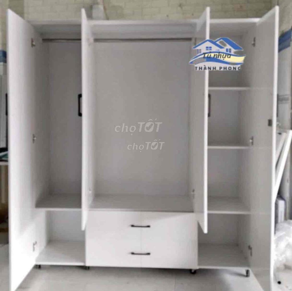 Tủ quần áo// Tủ quần áo. 4 cánh. Mua bán Tủ, kệ gia đình tại Thành phố Thủ Đức Tp Hồ Chí Minh được đăng bởi Ngọc Lan hình 1