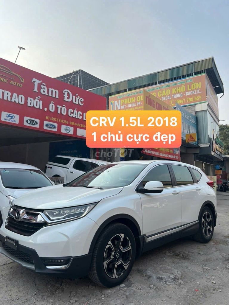 💎Honda CRV 1.5L turbo 2018 1 chủ odo 7vạn cực đẹp