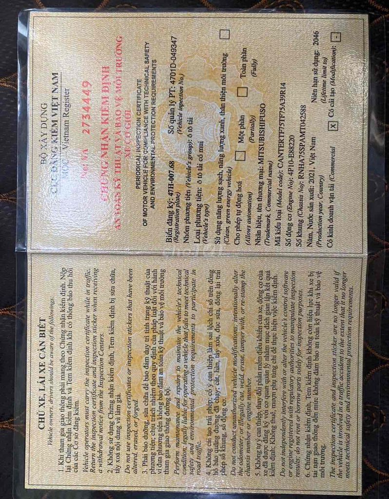 cần bán mitsubishi 3,5T đời 2021. Mua bán Xe tải, xe ben tại Huyện Krông Pắc Đắk Lắk được đăng bởi BBB hình 11