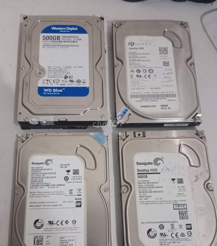 Ổ cứng HDD 500GB. Mua bán Linh kiện (RAM, Card...) tại Huyện Hoài Đức Hà Nội được đăng bởi Nguyen Hung hình 1