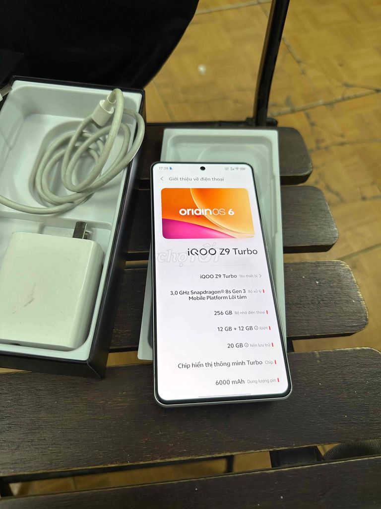 iQOO Z9 Turbo 256GB Trắng. Mua bán Điện thoại tại Quận Bắc Từ Liêm Hà Nội được đăng bởi Vũ Trung Hậu hình 1