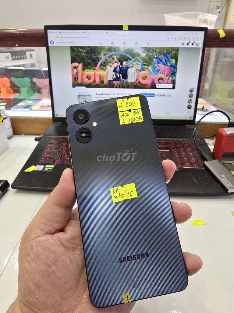 Samsung Galaxy A06 5G Đen 128GB. Mua bán Điện thoại tại Thành phố Long Xuyên An Giang được đăng bởi Facebook Cầm Đồ Thúy Vân hình 1