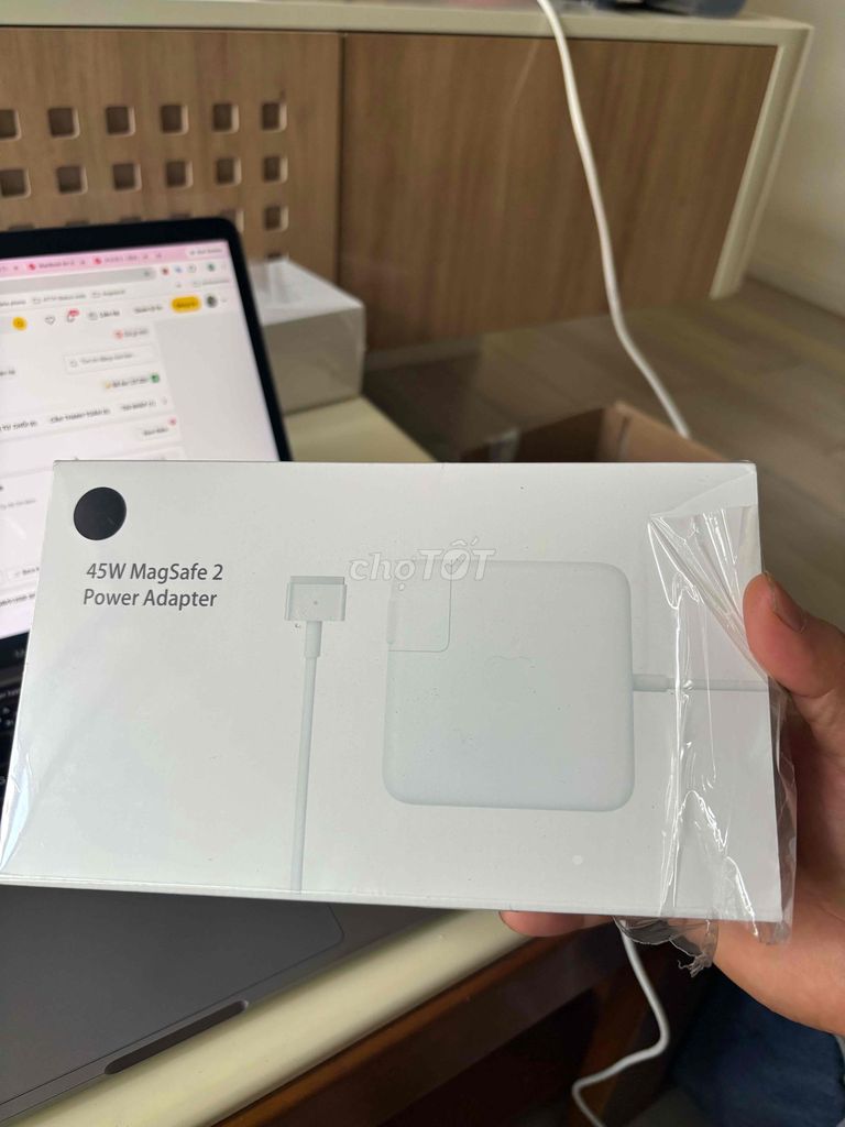 Sạc MacBook Apple MagSafe 2 45W Trắng Fullbox. Mua bán Phụ kiện (Màn hình, Chuột...) tại Thành phố Thủ Đức Tp Hồ Chí Minh được đăng bởi KHÔI MINH hình 1