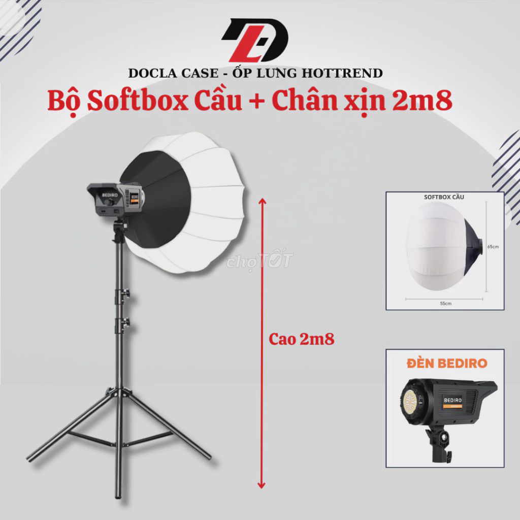 Đèn đèn Softbox Cầu Bediro Studio. Mua bán Đèn tại Quận 10 Tp Hồ Chí Minh được đăng bởi hang tran hình 1