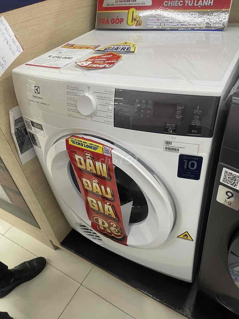 Máy giặt Electrolux 8kg cửa trước Trắng. Mua bán Máy giặt tại Quận Ninh Kiều Cần Thơ được đăng bởi Nguyễn phát huy hình 1