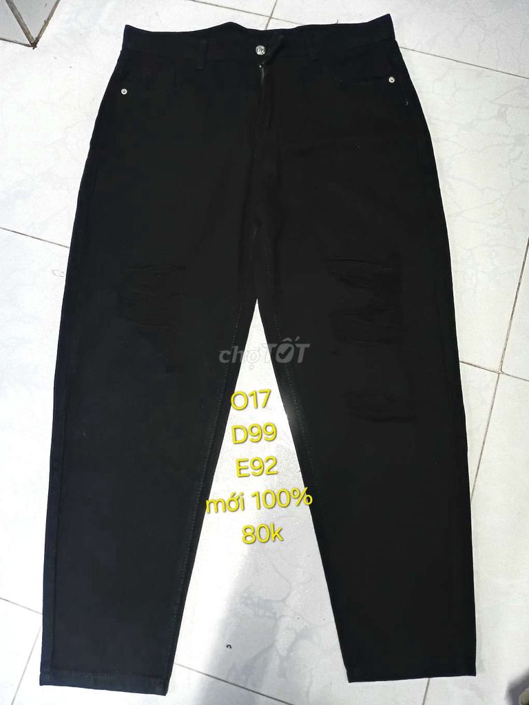 pass quần jeans nam đen mới 100%. Mua bán Quần áo tại Quận 8 Tp Hồ Chí Minh được đăng bởi trương thị kim Giao hình 1