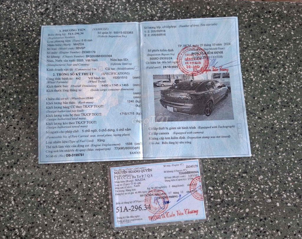 Mazda 3 2005 - 177800 km. Mua bán Ô tô tại Thành phố Rạch Giá Kiên Giang được đăng bởi Vo ngoc gioi  hình 7