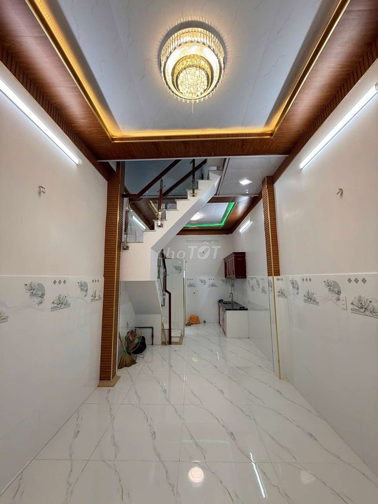 Nhà hẻm Tân Hòa Đông,Bình Tân_2 tầng_30m2_2pn,SHR Vuông vức ko qh