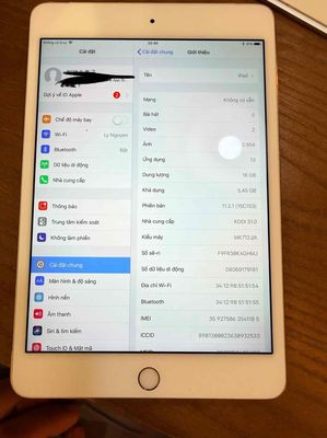 Apple iPad mini 4 16GB Vàng
