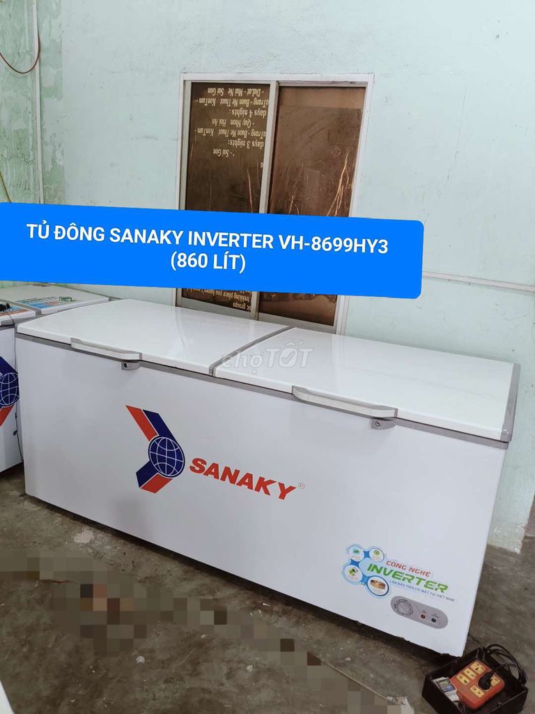 Tủ đông Sanaky VH-8699HY3 860 lít. Mua bán Tủ lạnh tại Thành phố Nha Trang Khánh Hòa được đăng bởi Bảo trì điện lạnh Nha Trang hình 1