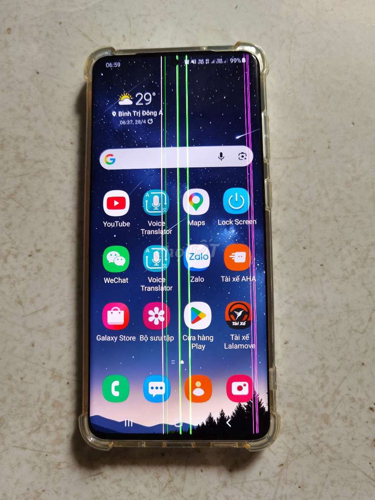 Samsung Galaxy S20 Plus Xanh màn hình sọc. Mua bán Điện thoại tại Quận Bình Tân Tp Hồ Chí Minh được đăng bởi Quế Phương hình 1