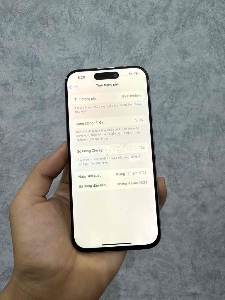 IPhone 15 Pro 128Gb . Full chức năng