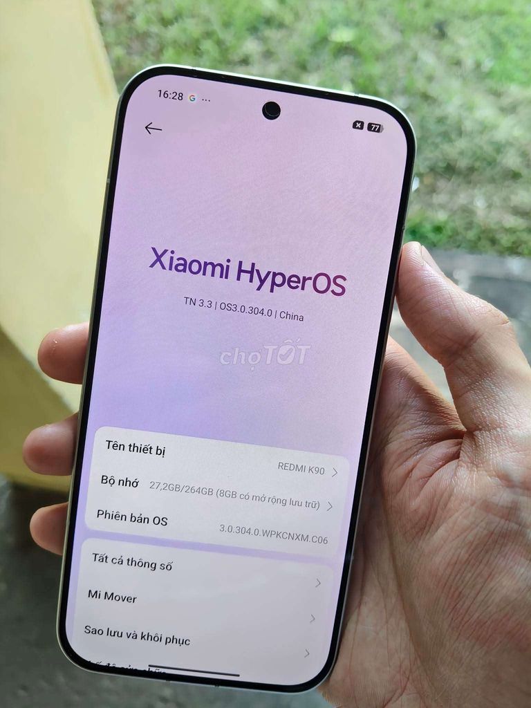 Xiaomi Redmi K90 256GB Trắng HyperOS. Mua bán Điện thoại tại Thành phố Lào Cai Lào Cai được đăng bởi Tung Nguyen Hoang hình 1