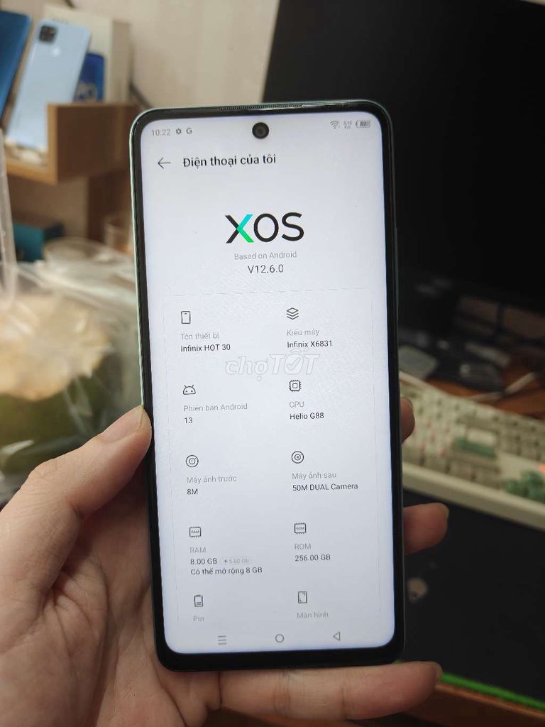 Infinix Hot 30 8/256GB Xanh Đã sử dụng. Mua bán Điện thoại tại Quận Thanh Xuân Hà Nội được đăng bởi cửa hàng điện thoại giá rẻ hình 1