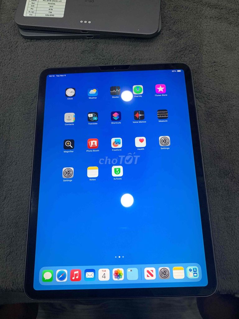 Pro 2018 256gb wifi mã 05. Mua bán Máy tính bảng tại Thành phố Thủ Đức Tp Hồ Chí Minh được đăng bởi Ngân anh mobile hình 2