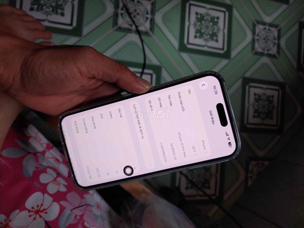Apple iPhone 15 Pro Max 256GB Xanh bán hoặc Gl. Mua bán Điện thoại tại Huyện Nhơn Trạch Đồng Nai được đăng bởi hao hình 1