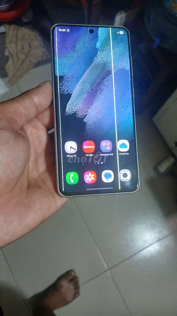 Samsung Galaxy S21 FE 5G Xanh lá màn hình sọc. Mua bán Điện thoại tại Quận 12 Tp Hồ Chí Minh được đăng bởi anh khang  hình 1