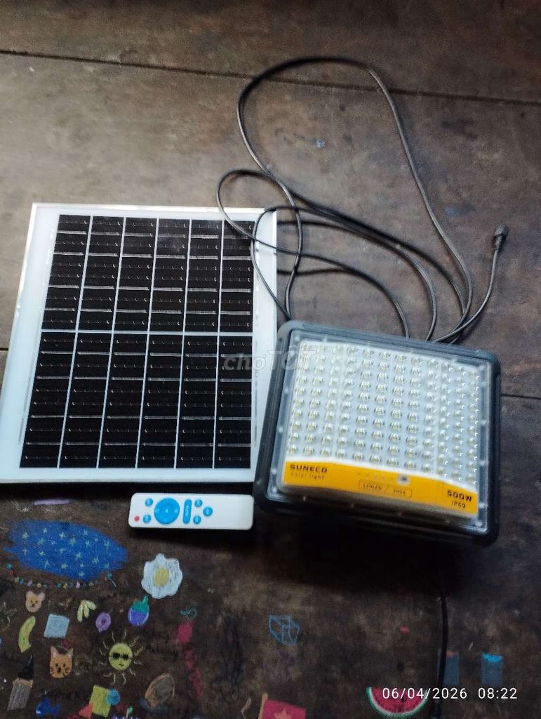 Đèn năng lượng mặt trời SUNECO 500W. Mua bán Đèn tại Thị xã Long Mỹ Hậu Giang được đăng bởi do cu hình 1