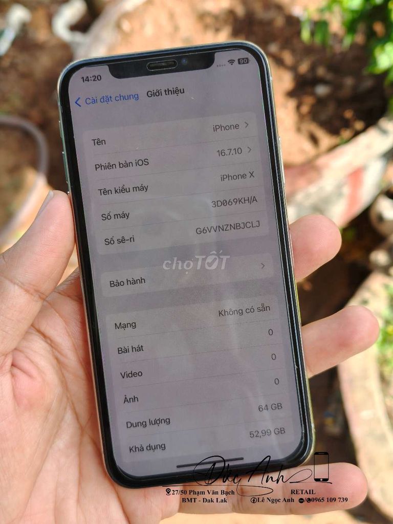 iPhone X - 64gb