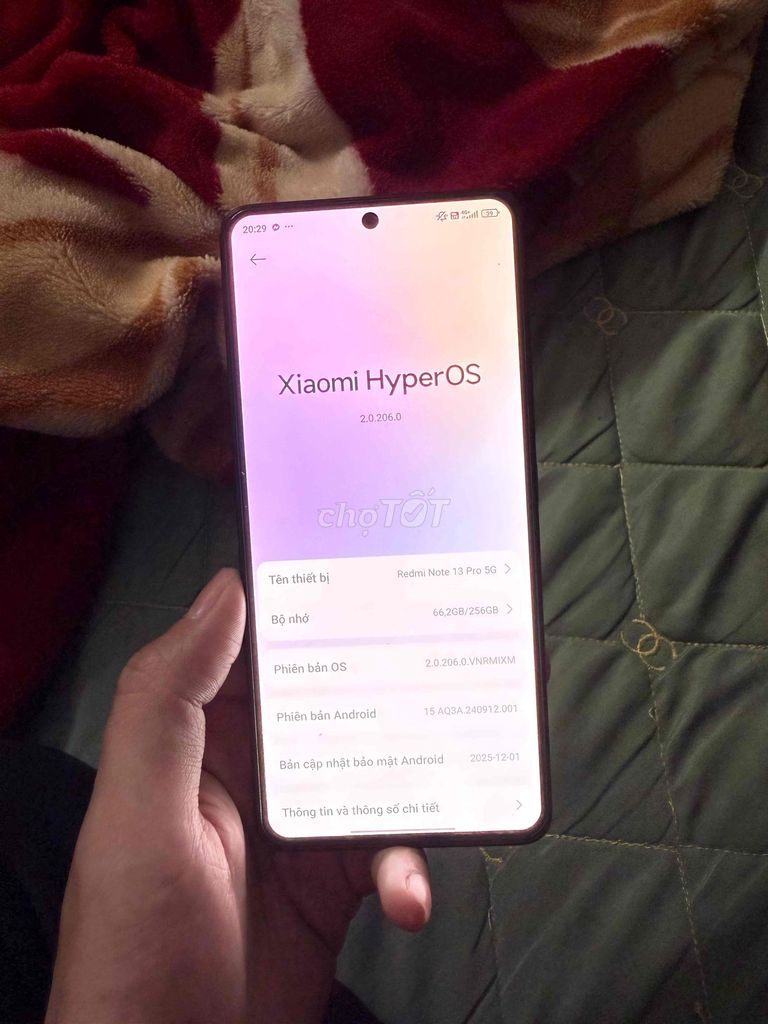 Xiaomi Redmi Note 13 Pro 5G 256GB Đen. Mua bán Điện thoại tại Thành phố Hạ Long Quảng Ninh được đăng bởi Hiếu Quách hình 1