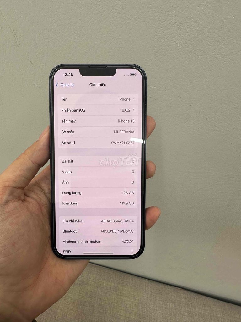 Apple iPhone 13 128GB Đen VN/A. Mua bán Điện thoại tại Quận Long Biên Hà Nội được đăng bởi Hàng Chất hình 1