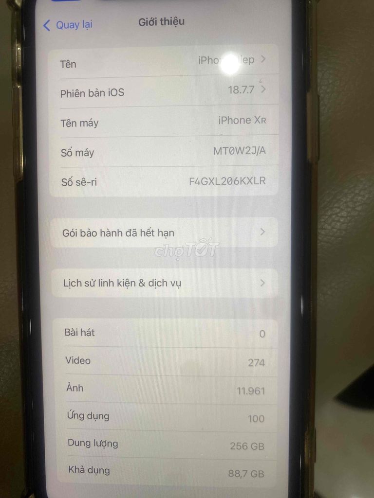 Apple iPhone XR 256GB. Mua bán Điện thoại tại Quận Hồng Bàng Hải Phòng được đăng bởi Lê  hình 1