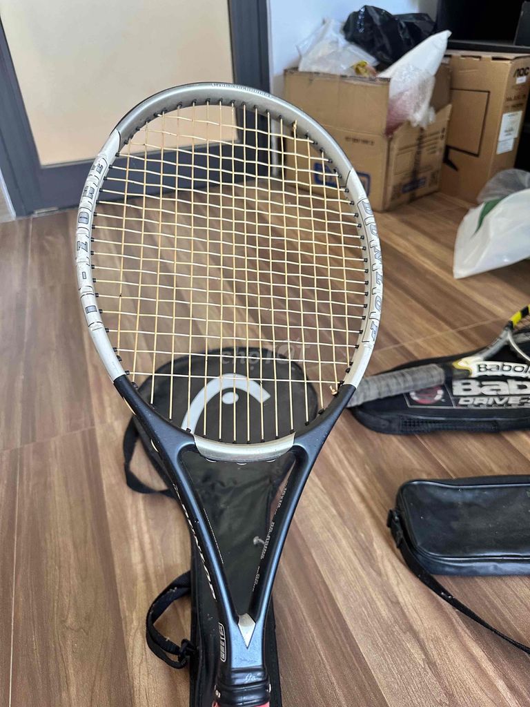 Vợt tennis Dunlop Graphite Đen, Trắng, Xám. Mua bán Đồ thể thao, Dã ngoại tại Quận Ngũ Hành Sơn Đà Nẵng được đăng bởi Nzxt Man hình 1