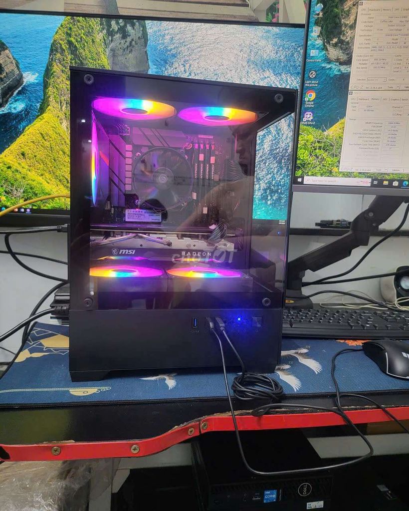 PC gaming  i7-8700/16GB/SSD 128GB/500G/VGA 5600XT . Mua bán Máy tính để bàn tại Thành phố Biên Hòa Đồng Nai được đăng bởi May tinh sieu re hình 1