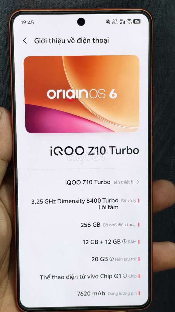 Vivo iQOO Z10 Turbo 12GB/256GB Cam. Mua bán Điện thoại tại Quận Ninh Kiều Cần Thơ được đăng bởi HY Mobile hình 1