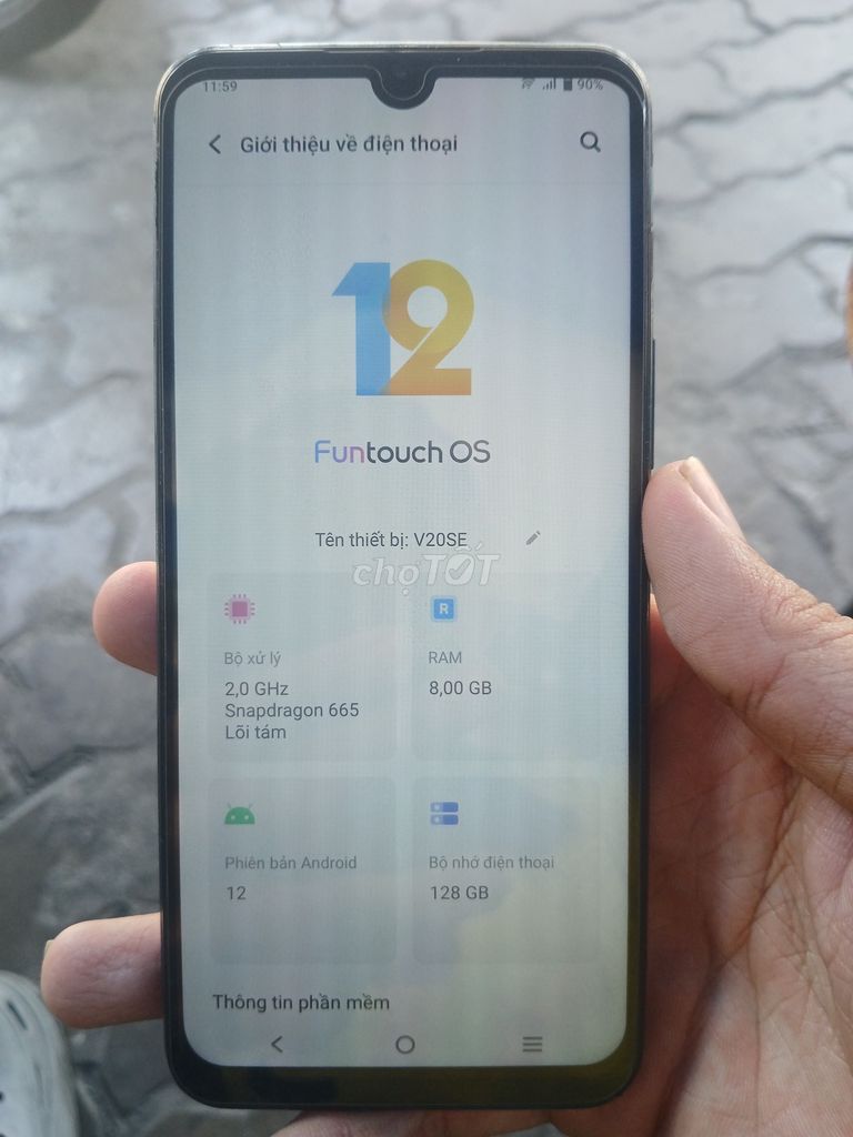 Vivo V20SE Ram8/128GB. Mua bán Điện thoại tại Quận 4 Tp Hồ Chí Minh được đăng bởi Đại Lý Quốc hình 1