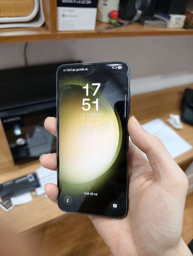 Samsung galaxy S23 128Gb màu xanh. Mua bán Điện thoại tại Quận Hoàng Mai Hà Nội được đăng bởi Linh hình 1