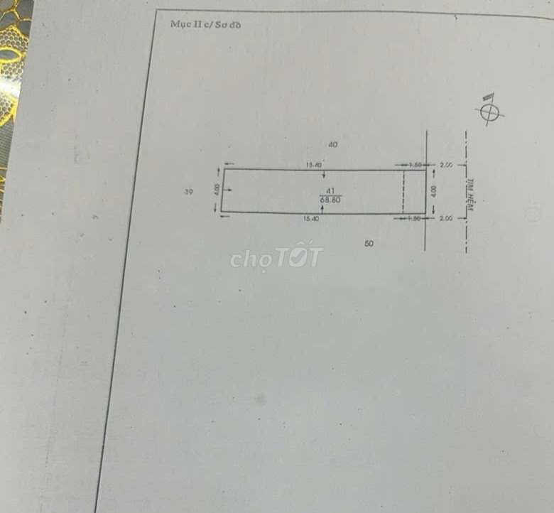 Bán nhà 4×17,5 hẻm 4m công nhận 69m2 Giá rẻ