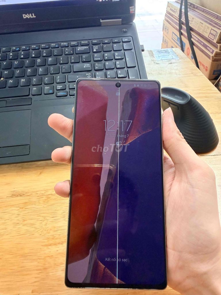 Samsung Note 20 256GB Xanh Màn hình sọc. Mua bán Điện thoại tại Quận Hà Đông Hà Nội được đăng bởi lưu bá linh hình 1
