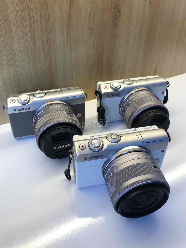 Máy ảnh Canon EOS M100 + kit đẹp keng. Mua bán Máy ảnh, Máy quay tại Thành phố Nam Định Nam Định được đăng bởi LONGVU STORE hình 1