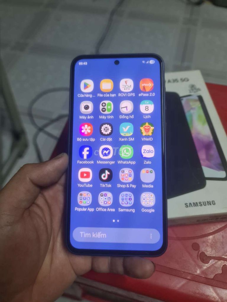 Samsung Galaxy A35 5G 256GB Xám 98%. Mua bán Điện thoại tại Quận 12 Tp Hồ Chí Minh được đăng bởi TN 2hand Shop hình 1